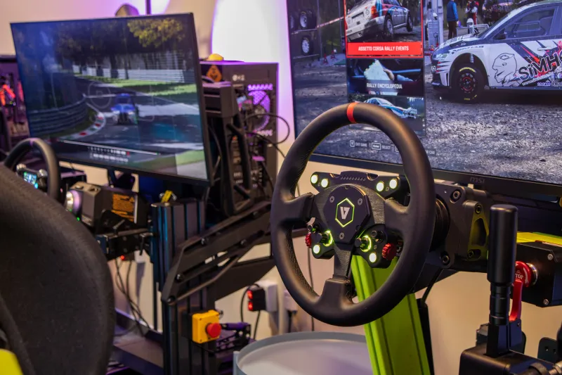 Racing simulators at Virtual Gozsdu