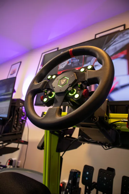 Racing simulators at Virtual Gozsdu