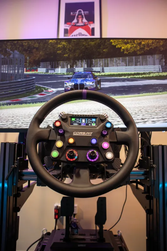 Racing simulators at Virtual Gozsdu