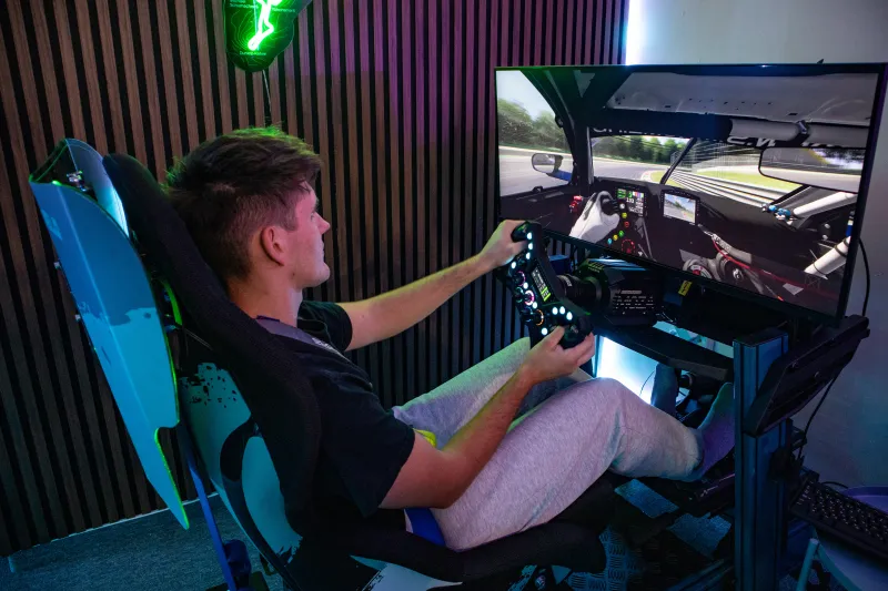 Racing simulators at Virtual Gozsdu